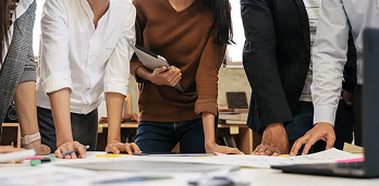 Team choosing categories